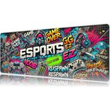 Urzuva Raid Boss 70X30 3mm Kalınlık Premium Gaming Oyuncu Mousepad, Anti Slip Xxl Mouse Pad - Çok Renkli