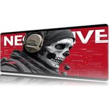 Urzuva Red Silence Gaming Oyuncu Xl Mouse Pad Mousepad 80X30 cm 3mm Dikişli Model - 80X30 3mm