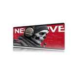 urzuva Red Silence Gaming Oyuncu XL Mouse Pad Mousepad 80X30 cm 3Mm Dikişli Model