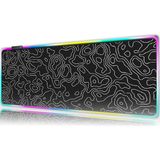 Urzuva Rgb 12 Değişen Ledli Gaming Oyuncu Su Geçirmez Xl Mousepad, Gaming Mouse Pad 90X40 cm