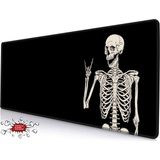 Urzuva Rock To The Bone 90X40 4mm Kalınlık Premium Gaming Oyuncu Mousepad, Anti Slip Xxl Mouse Pad - Çok Renkli