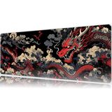 Urzuva Ryuuzen 80X30 3mm Kalınlık Premium Gaming Oyuncu Mousepad, Anti Slip Xxl Mouse Pad - Çok Renkli