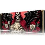 Urzuva Saint Of Shadows 80X30 3mm Kalınlık Premium Gaming Oyuncu Mousepad, Anti Slip Xxl Mouse Pad - Çok Renkli