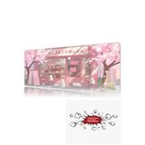 urzuva Sakura Cafe 90x40 4MM Kalınlık (TR'de ilk) Premium Gaming oyuncu mousepad, Anti Slip XXL mouse pad