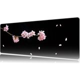 Urzuva Sakura Grace 80X30 3mm Kalınlık Premium Gaming Oyuncu Mousepad, Anti Slip Xxl Mouse Pad - Çok Renkli