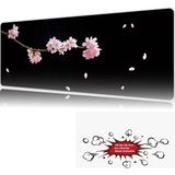 Urzuva Sakura Grace 90X40 4mm Kalınlık Premium Gaming Oyuncu Mousepad, Anti Slip Xxl Mouse Pad - Çok Renkli
