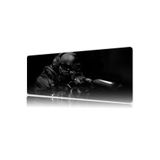 urzuva Shadow Sentinel Gaming Oyuncu XL Mouse Pad Mousepad 80X30 cm 3Mm Dikişli Model