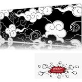 Urzuva Silent Clouds 90X40 4mm Kalınlık Premium Gaming Oyuncu Mousepad, Anti Slip Xxl Mouse Pad - Çok Renkli
