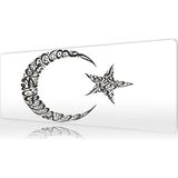 Urzuva Sırlı Hilal Gaming Oyuncu Xl Mouse Pad Mousepad 80X30 cm 3mm Dikişli Model - 80X30 3mm