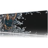 Urzuva Smoke Fang 80X30 3mm Kalınlık Premium Gaming Oyuncu Mousepad, Anti Slip Xxl Mouse Pad - Çok Renkli