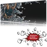 Urzuva Smoke Fang 90X40 4mm Kalınlık Premium Gaming Oyuncu Mousepad, Anti Slip Xxl Mouse Pad - Çok Renkli