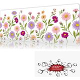Urzuva Spring Melody 90X40 4mm Kalınlık Premium Gaming Oyuncu Mousepad, Anti Slip Xxl Mouse Pad - Çok Renkli