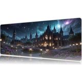 Urzuva Starlit Academy 70X30 3mm Kalınlık Premium Gaming Oyuncu Mousepad, Anti Slip Xxl Mouse Pad - Çok Renkli