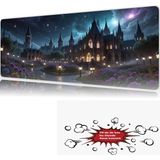Urzuva Starlit Academy 90X40 4mm Kalınlık Premium Gaming Oyuncu Mousepad, Anti Slip Xxl Mouse Pad - Çok Renkli