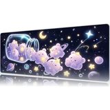 Urzuva Starry Bears 70X30 3mm Kalınlık Premium Gaming Oyuncu Mousepad, Anti Slip Xxl Mouse Pad - Çok Renkli