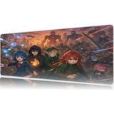 Urzuva The Arcane Rebellion 80X30 3mm Kalınlık Premium Gaming Oyuncu Mousepad, Anti Slip Xxl Mouse Pad - Çok Renkli