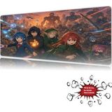 Urzuva The Arcane Rebellion 90X40 4mm Kalınlık Premium Gaming Oyuncu Mousepad, Anti Slip Xxl Mouse Pad - Çok Renkli