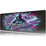 Urzuva The Goat Mode 80X30 3mm Kalınlık Premium Gaming Oyuncu Mousepad, Anti Slip Xxl Mouse Pad - Çok Renkli