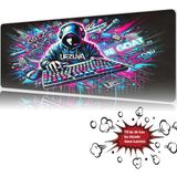 Urzuva The Goat Mode 90X40 4mm Kalınlık Premium Gaming Oyuncu Mousepad, Anti Slip Xxl Mouse Pad - Çok Renkli