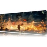 Urzuva The Last Stand 80X30 3mm Kalınlık Premium Gaming Oyuncu Mousepad, Anti Slip Xxl Mouse Pad - Çok Renkli