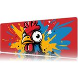 Urzuva The Mad Beak 80X30 3mm Kalınlık Premium Gaming Oyuncu Mousepad, Anti Slip Xxl Mouse Pad - Çok Renkli