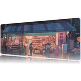 Urzuva Tokyo Market Gaming Oyuncu Xl Mouse Pad Mousepad 80X30 cm 3mm Dikişli Model - 80X30 3mm