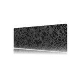 urzuva Topographic Flow 70X30 3MM Kalınlık Premium Gaming oyuncu mousepad, Anti Slip XXL mouse pad