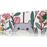 Urzuva Totoro Garden 80X30 3mm Kalınlık Premium Gaming Oyuncu Mousepad, Anti Slip Xxl Mouse Pad - Çok Renkli