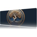 Urzuva Tree Of Eternity 70X30 3mm Kalınlık Premium Gaming Oyuncu Mousepad, Anti Slip Xxl Mouse Pad - Çok Renkli