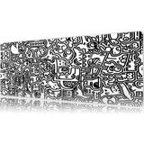 Urzuva Urban Maze 80X30 3mm Kalınlık Premium Gaming Oyuncu Mousepad, Anti Slip Xxl Mouse Pad - Çok Renkli