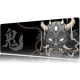 Urzuva Void Oni Gray 80X30 3mm Kalınlık Premium Gaming Oyuncu Mousepad, Anti Slip Xxl Mouse Pad - Çok Renkli