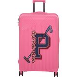 Us Polo Assn 24067 24068 24076 Polipropilen Büyük Boy Valiz - Pembe