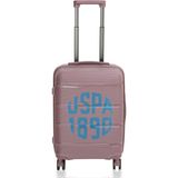 Us Polo Assn 24069 24070 24071 Polipropilen Orta Boy Valiz - tekli - Mürdüm