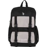 Us Polo Assn 24083-24080-24079-24082-24084 Unisex Okul Sırt Çantası Öğrenci Günlük Seyahat Tatil Spor Yürüyüş Seyahat Gezi Kamp Günlük - Siyah - Gri