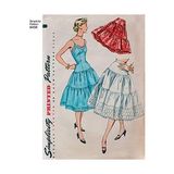 US8456R5 1950'LER Moda Kadın Slip ve Jüpon Dikiş Desenleri, Bedenler 14-22 - Standart