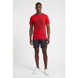 Usa Basketball Jordan Flight Club Kırmızı Dar Kalıp Erkek T-Shirt 141379
