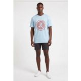 Usa Basketball Jordan Flight Club Mavi Oversize Erkek T-Shirt 141374