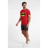 Usa Future Gen Batman Kırmızı Dar Kalıp Erkek T-Shirt 142074