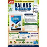Usagro UNIO BALANS 18-18-18 + ME Dengeli NPK Gübresi 1 Kg | Yapraktan ve Topraktan Uygulama | Sebze, Meyve, Zeytin ve Tarla Bitkileri İçin Tam Besleme - 1KG