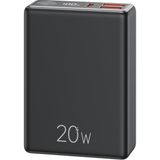 Usams CD192 10000 Mah Powerbank | 22.5W Hızlı Şarj | Pd 20W + Qc3.0 | 3 Çıkışlı | LED Dijital Ekranlı Taşınabilir Şarj Cihazı - Siyah