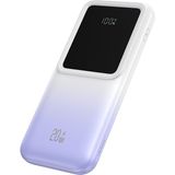 Usams CD193 10000 Mah Powerbank | Pd 20W + Qc3.0 Hızlı Şarj | 3 Dahili Kablolu | 3 Çıkışlı | Dijital Ekranlı Taşınabilir Şarj Cihazı - Açık Mavi