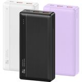 Usams CD204 20000 Mah Powerbank | 20W Pd + Qc3.0 Hızlı Şarj | Type-C & USB Çıkışlı | LED Dijital Ekranlı Yüksek Kapasiteli Taşınabilir Şarj Cihazı - Mor