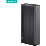 Usams CD204 20000 Mah Powerbank | 20W Pd + Qc3.0 Hızlı Şarj | Type-C & USB Çıkışlı | LED Dijital Ekranlı Yüksek Kapasiteli Taşınabilir Şarj Cihazı - Siyah