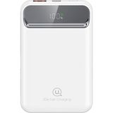 Usams CD214 10000 Mah Powerbank | 15W Kablosuz Şarj + Pd Hızlı Şarj | Type-C & Usb-A Çıkışlı | Kompakt ve Hafif Taşınabilir Şarj Cihazı - Beyaz