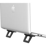 Usams ZJ054 Katlanabilir Laptop Standı – Ergonomik, Kaymaz, Isı Dağılımlı, Taşınabilir Tasarım - Siyah