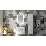 Usart Banyo | R2 55 cm Dafne Banyo Dolabı (Boy Dolabı Hariçtir) - Beyaz