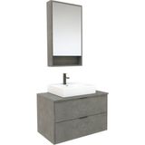 Usart Banyo | Stone 2c 70 cm Banyo Dolabı Takımı (Boy Dolap Hariç) - Beyaz