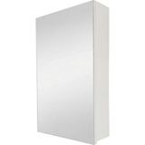 Usart Plus Beyaz Modern Aynalı Banyo Dolabı - Tek Kapaklı & Raflı Dolaplı Banyo Aynası