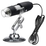 USB 2.0 Dijital El Tipi Mikroskop Kablolu Endoskop Kamera 8 Ledli - Siyah