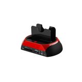 Usb 2.0 Docking Combo Kart Okuyucu Sata HDD 2.5/3.5 Ide Station Kırmızı-Siyah